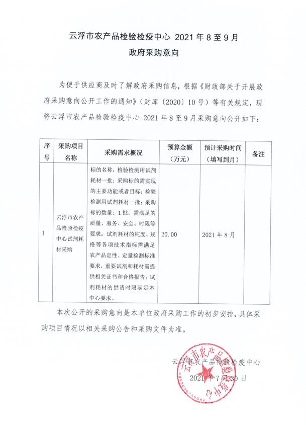 云浮市农产品检验检疫中心2021年8至9月政府采购意向.jpg