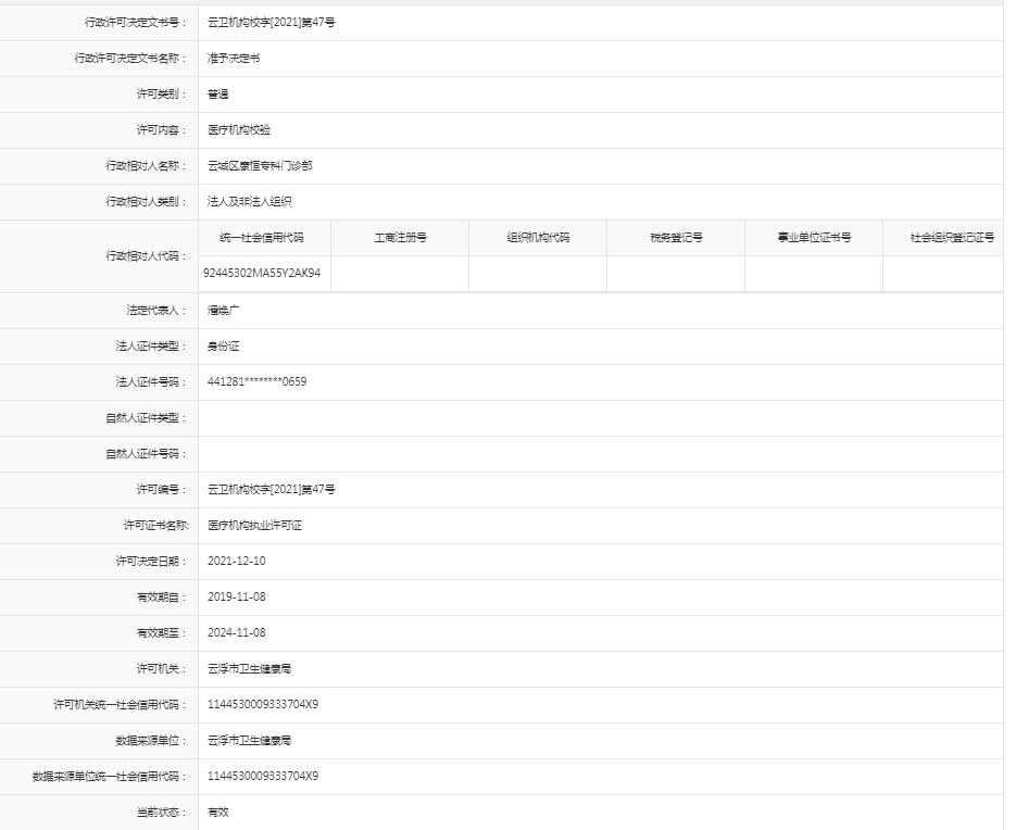 医疗机构校验--【云城区康恒专科门诊部】.jpg