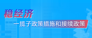 稳经济一揽子政策措施和接续政策